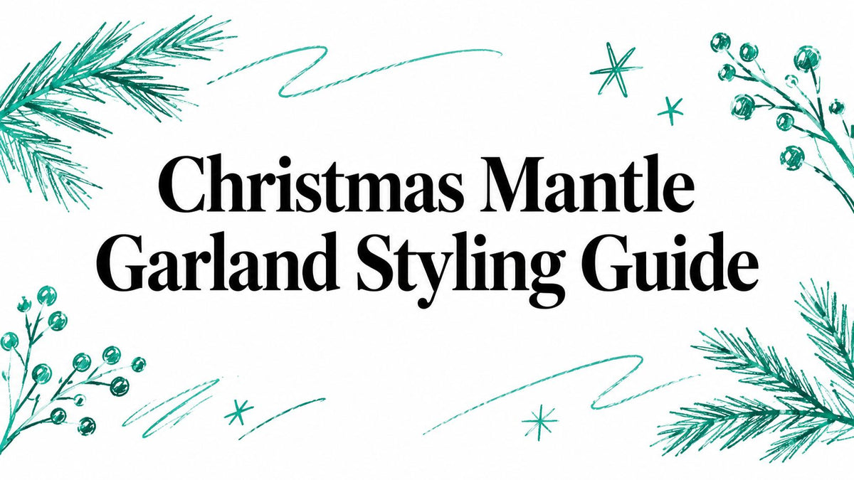 Christmas Mantle Garland Styling Guide