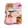 Christmas Festive Print Throw Blanket 127x150cm
