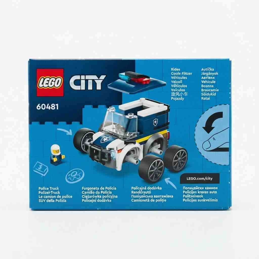 LEGO City 60481 Rides - Police Truck