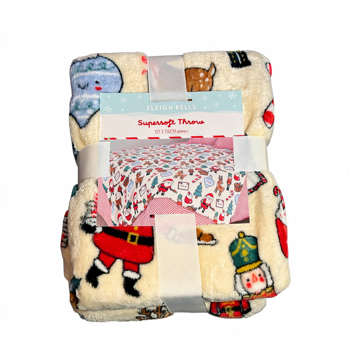 Christmas Nutcracker Throw Blanket 127 x 150cm - N-TASH