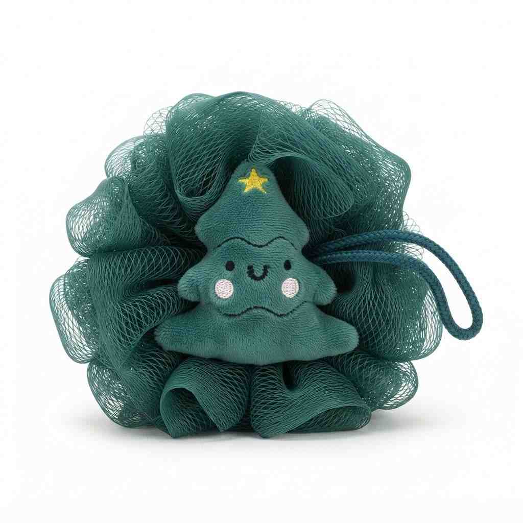 Christmas Tree Bath Wash Loofah - N-TASH