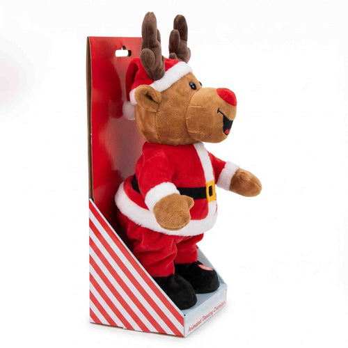 Dancing Reindeer Christmas Stuffed Toy: Bring Holiday Cheer to Life - N-TASH