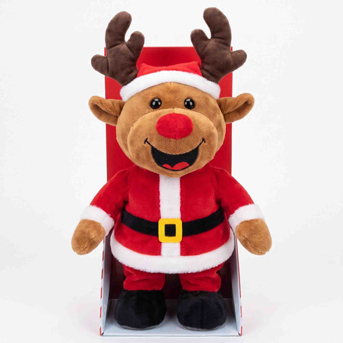Dancing Reindeer Christmas Stuffed Toy: Bring Holiday Cheer to Life - N-TASH
