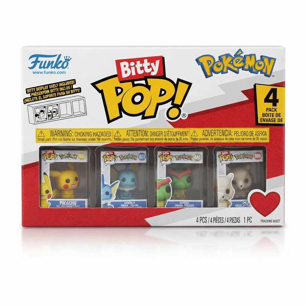 Funko Bitty Pop Pokemon 4 Pack - N-TASH