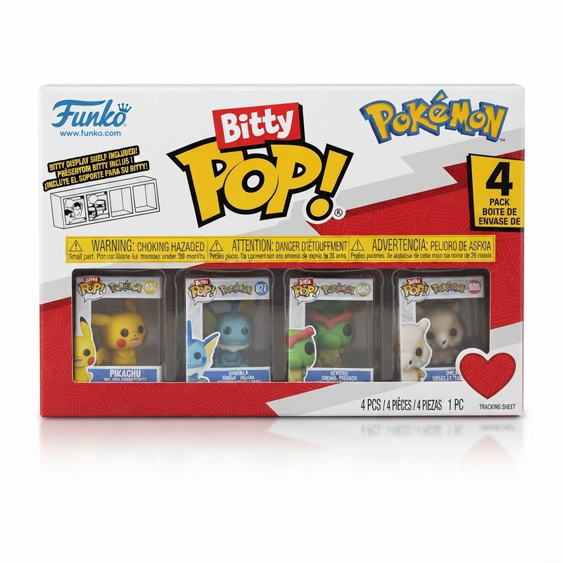 Funko Bitty Pop Pokemon 4 Pack - N-TASH