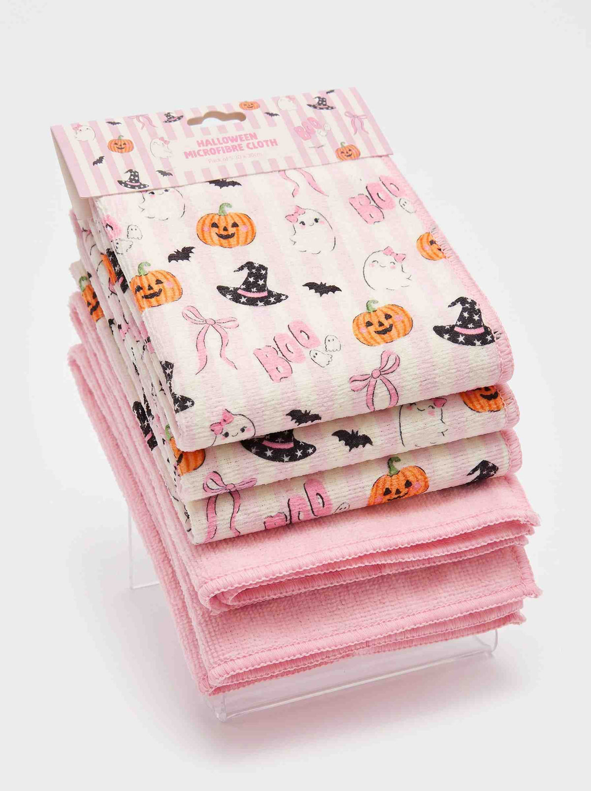 Halloween Microfiber Cloth Pack of 5 - Effortless Cleaning and Festive Fun - N-TASH