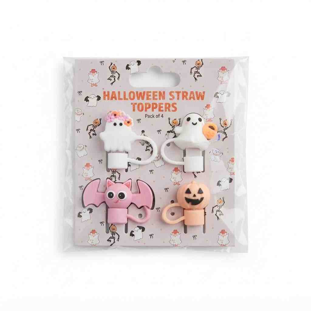 Halloween Straw Toppers - N-TASH