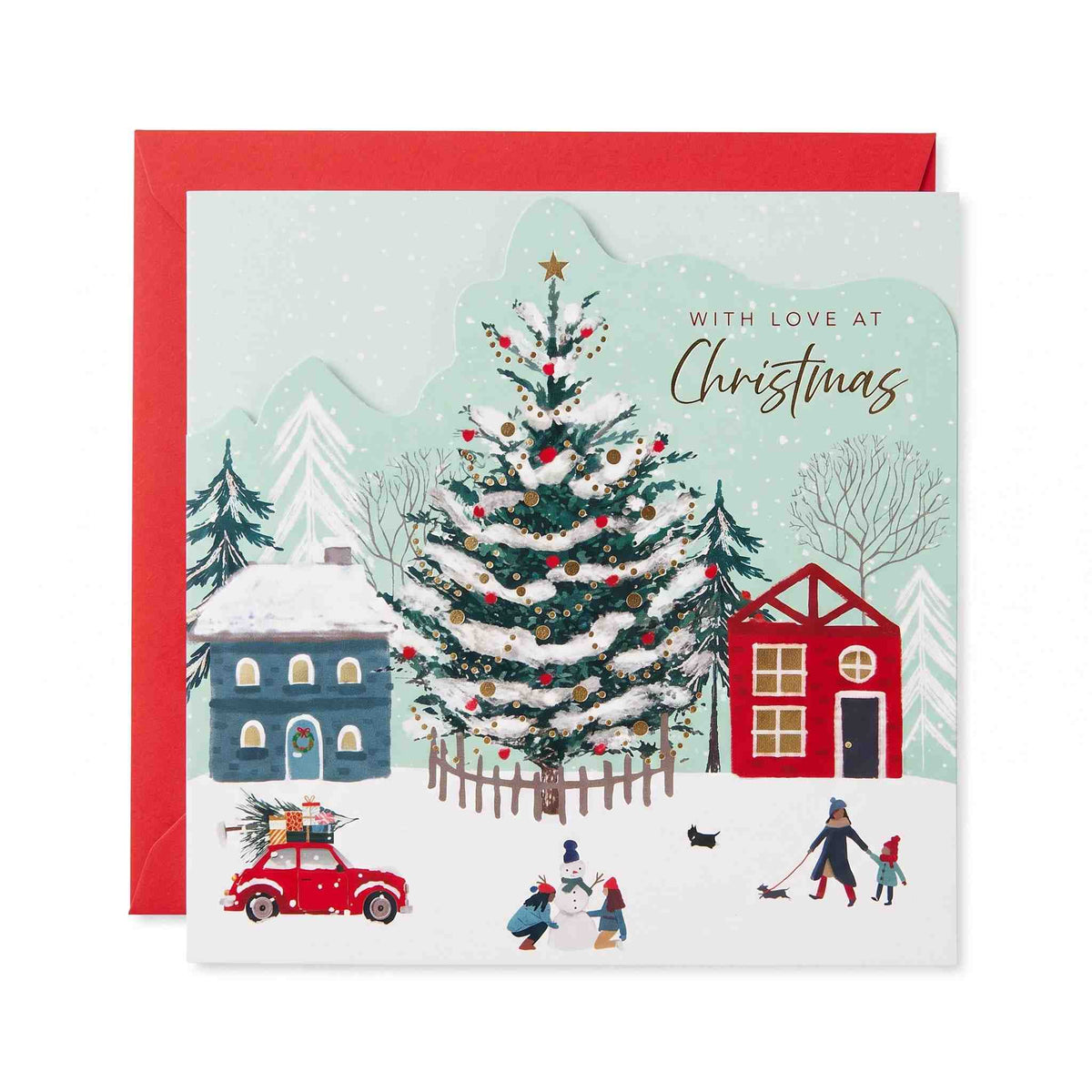 Hand Finished Christmas Cards - Pack of 6 for Heartfelt Holiday Wishes - N-TASH