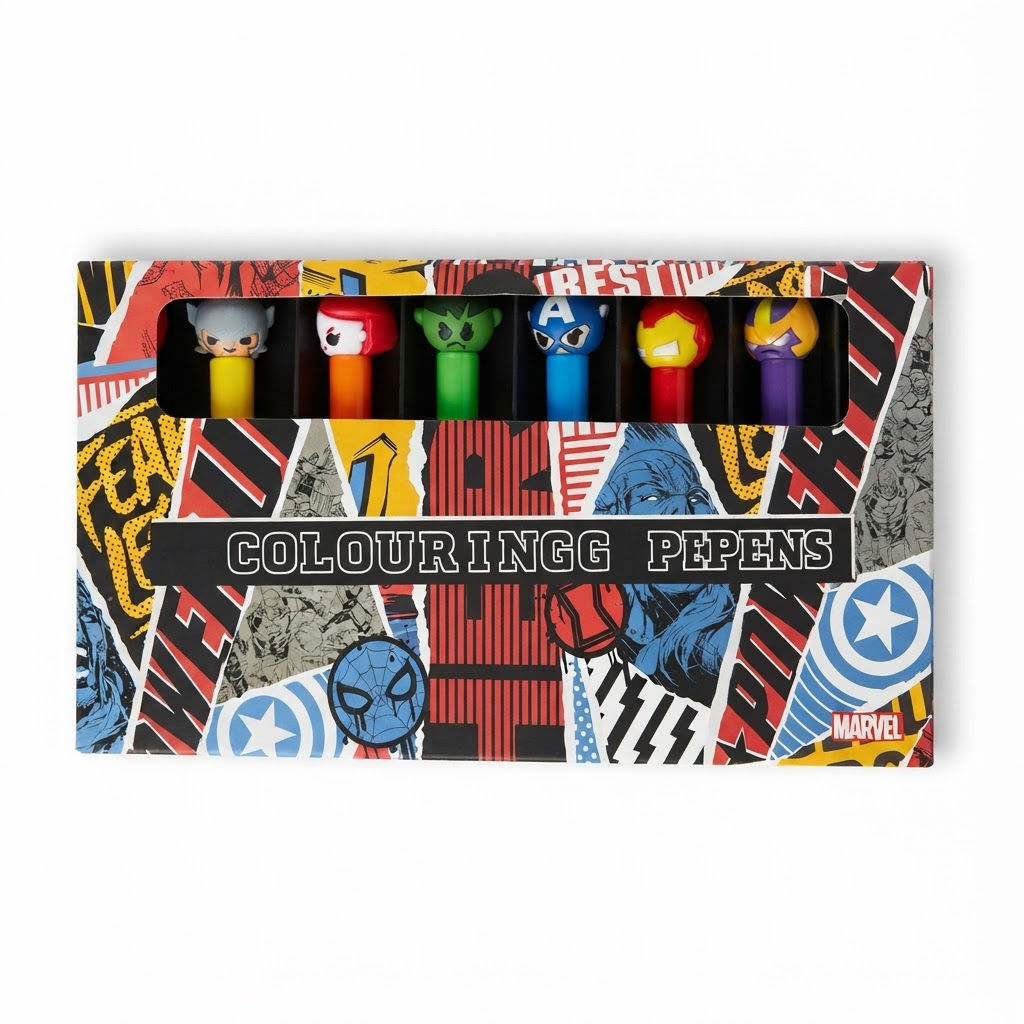 Marvel Colouring Pens - N-TASH