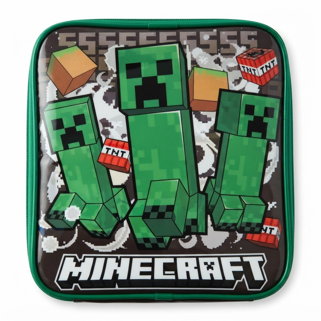 Minecraft School Lunch Bag - N-TASH