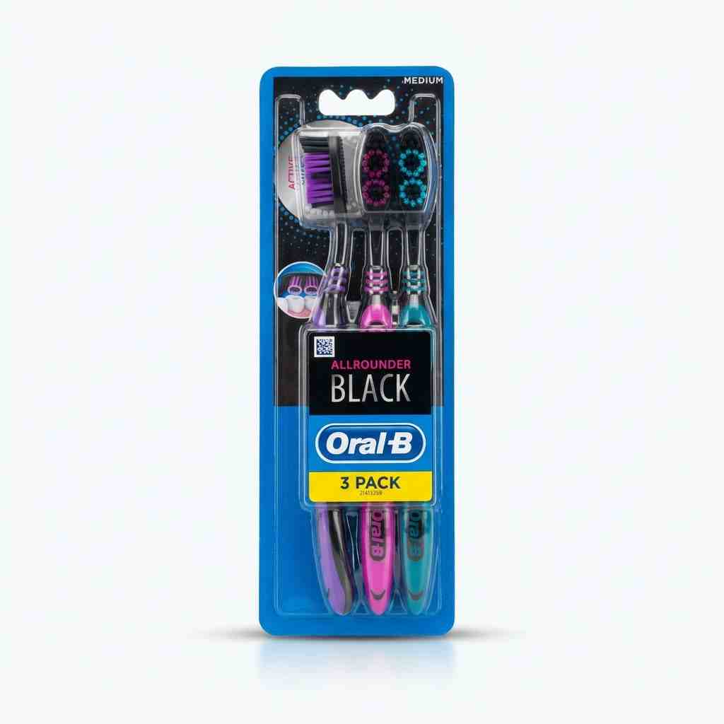 Oral-B All Rounder Black 3 Pack: Elevate Your Oral Care Routine - N-TASH