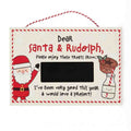 Personalized Santa Name Plaque - Create Magical Memories This Christmas
