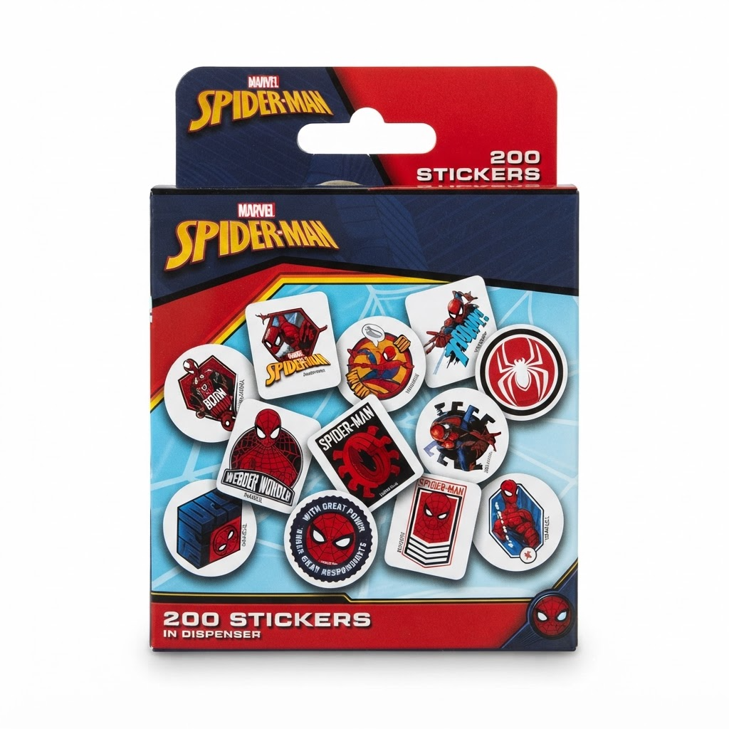 Spider-Man 200 Sticker Pack - N-TASH