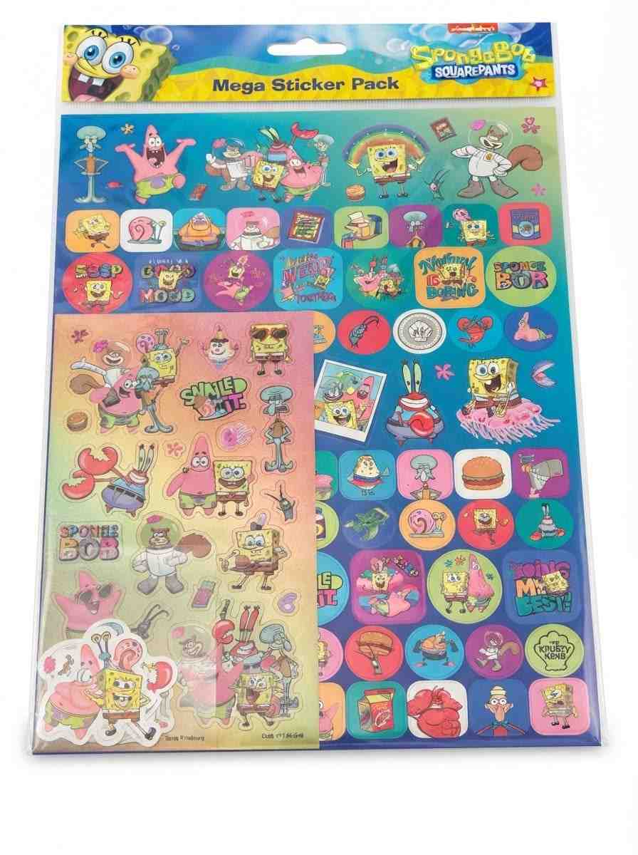 SpongeBob SquarePants Mega Sticker Pack - N-TASH