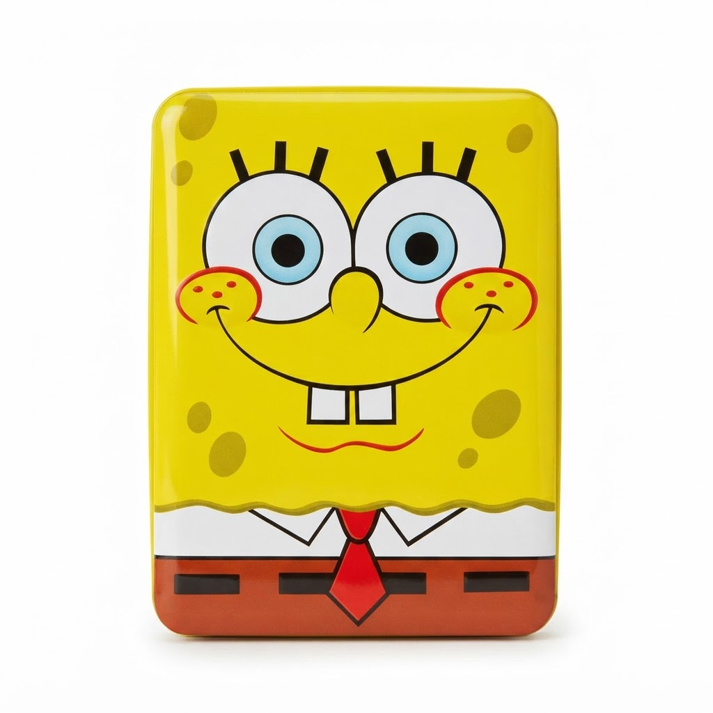 SpongeBob SquarePants Stationery Metal Tin Box - image 1 of 2 - N-TASH
