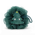 Transform Your Bath Experience with the Christmas Tree Wash Loofah - N-TASH